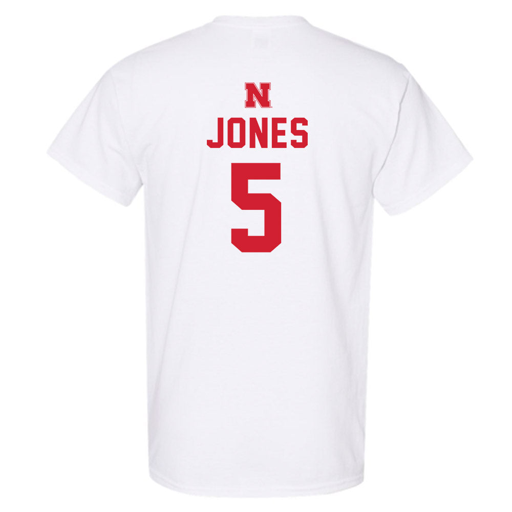 Nebraska - NCAA Football : Mason Jones - Sports Shersey T-Shirt-1
