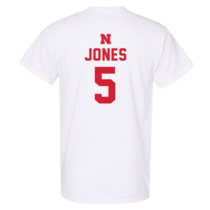 Nebraska - NCAA Football : Mason Jones - Sports Shersey T-Shirt-1