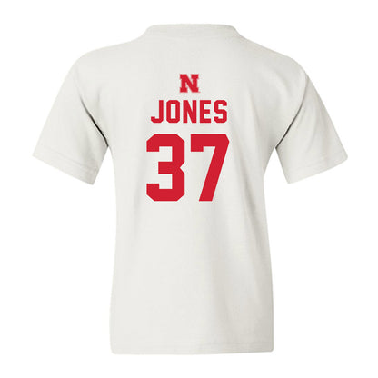 Nebraska - NCAA Football : Donovan Jones - Sports Shersey Youth T-Shirt-1