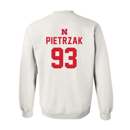 Nebraska - NCAA Football : Kade Pietrzak - Sports Shersey Crewneck Sweatshirt-1