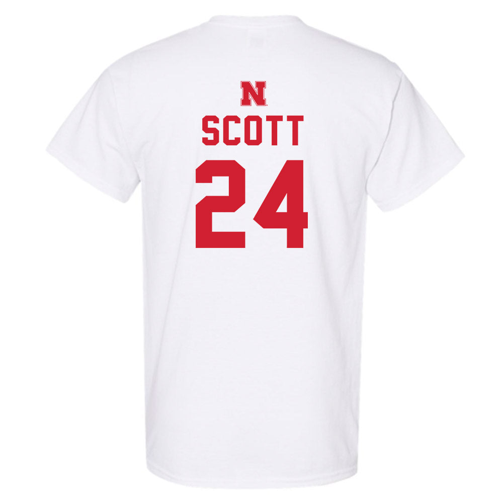 Nebraska - NCAA Football : Nalin Scott - Sports Shersey T-Shirt-1