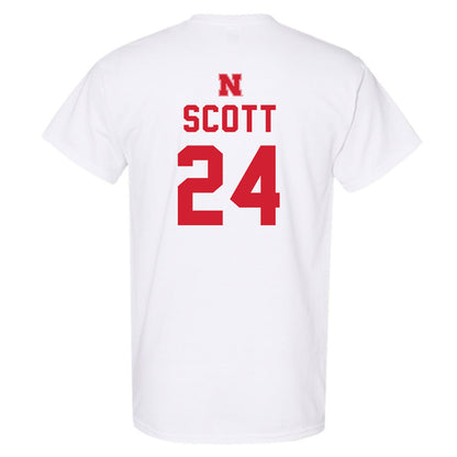 Nebraska - NCAA Football : Nalin Scott - Sports Shersey T-Shirt-1