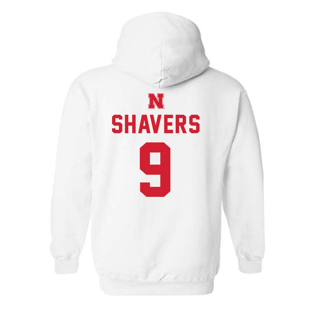 Nebraska - NCAA Football : Vincent Shavers - Sports Shersey Hooded Sweatshirt-1