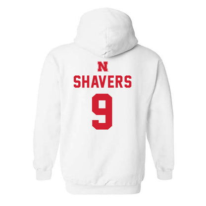 Nebraska - NCAA Football : Vincent Shavers - Sports Shersey Hooded Sweatshirt-1