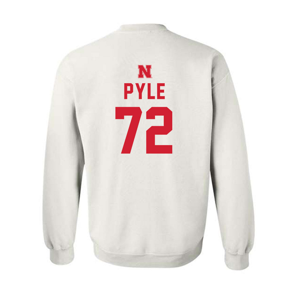 Nebraska - NCAA Football : Gibson Pyle - Sports Shersey Crewneck Sweatshirt-1