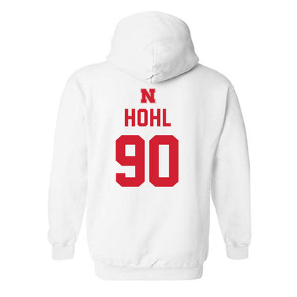 Nebraska - NCAA Football : John Hohl - Sports Shersey Hooded Sweatshirt-1