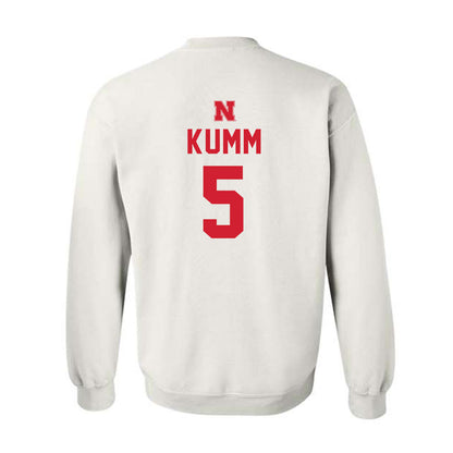 Nebraska - NCAA Football : Taylor Kumm - Sports Shersey Crewneck Sweatshirt-1