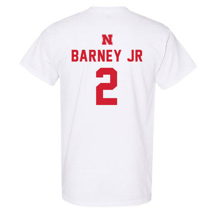 Nebraska - NCAA Football : Jacory Barney Jr - Sports Shersey T-Shirt-1