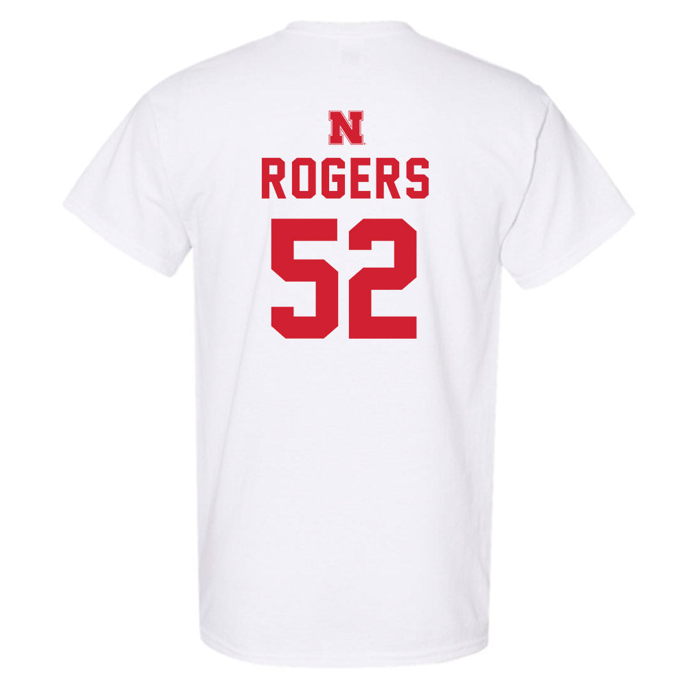 Nebraska - NCAA Football : Dylan Rogers - Sports Shersey T-Shirt-1