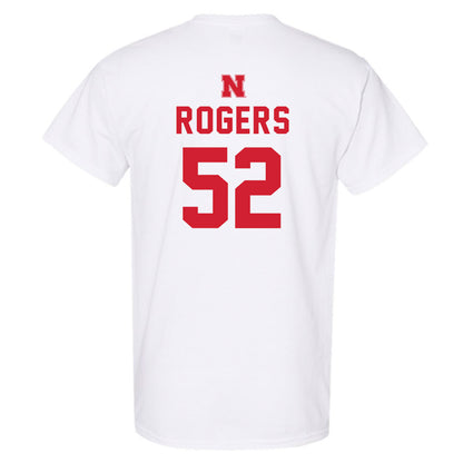 Nebraska - NCAA Football : Dylan Rogers - Sports Shersey T-Shirt-1