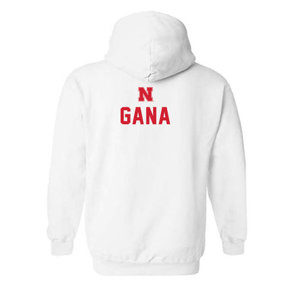Nebraska - NCAA Football : Kyson Gana - Sports Shersey Hooded Sweatshirt-1