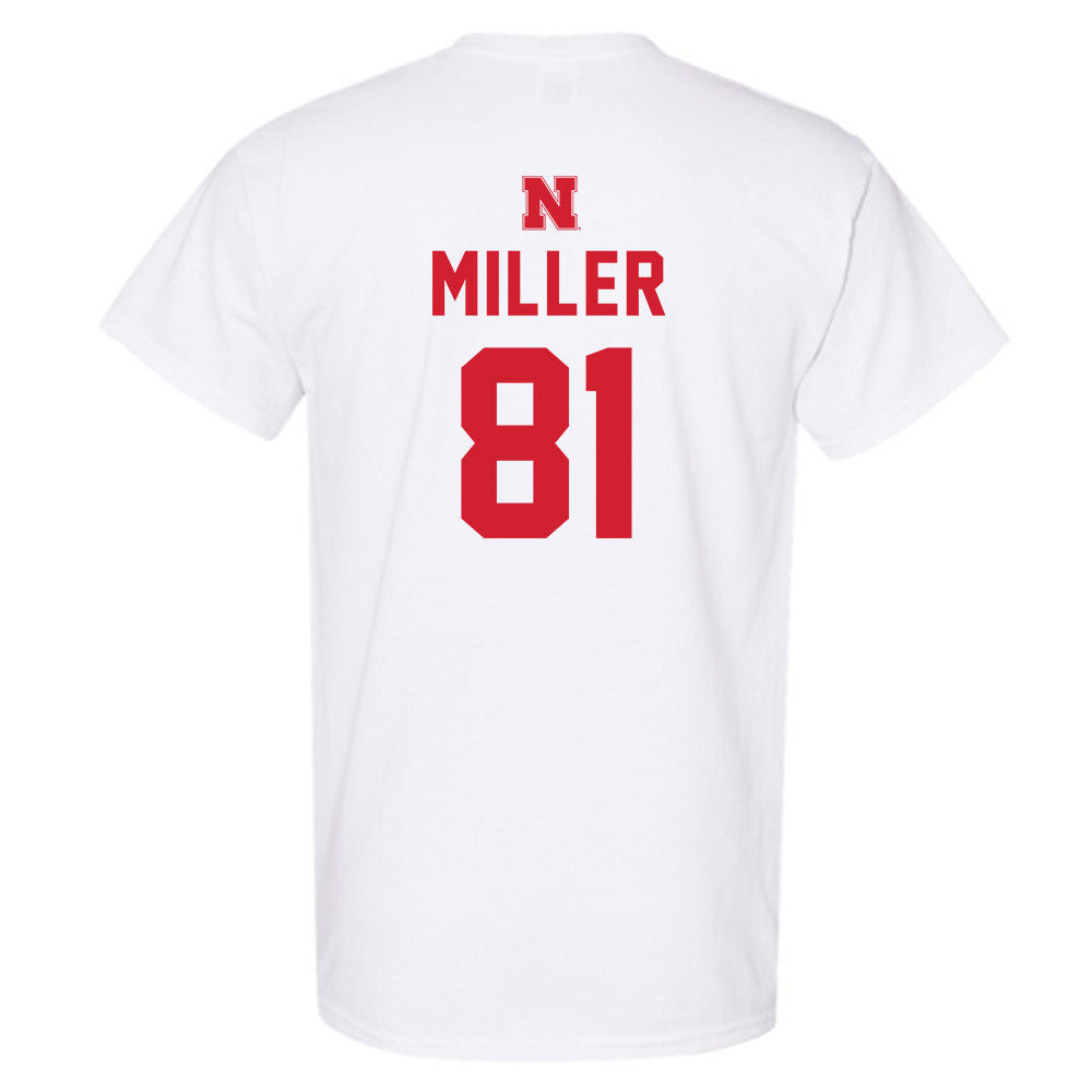 Nebraska - NCAA Football : Hayes Miller - Sports Shersey T-Shirt-1