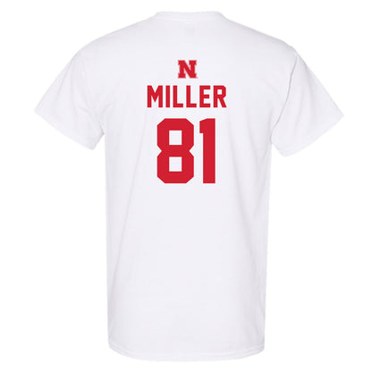 Nebraska - NCAA Football : Hayes Miller - Sports Shersey T-Shirt-1
