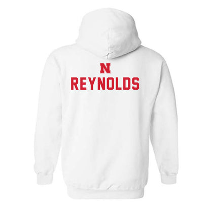 Nebraska - NCAA Football : Jase Reynolds - Sports Shersey Hooded Sweatshirt-1