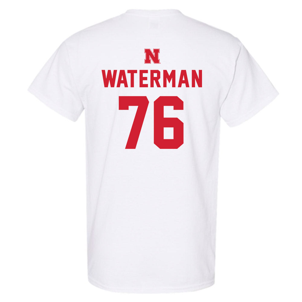 Nebraska - NCAA Football : Rex Waterman - Sports Shersey T-Shirt-1