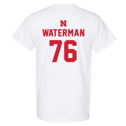 Nebraska - NCAA Football : Rex Waterman - Sports Shersey T-Shirt-1
