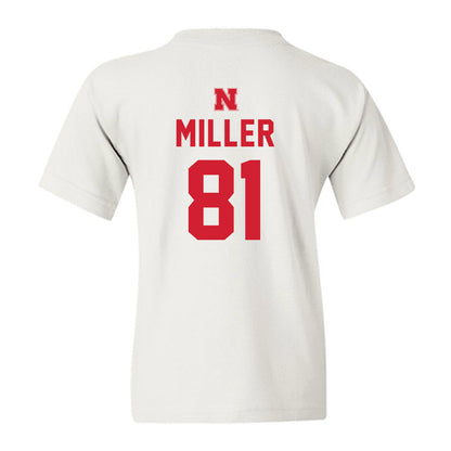 Nebraska - NCAA Football : Hayes Miller - Sports Shersey Youth T-Shirt-1