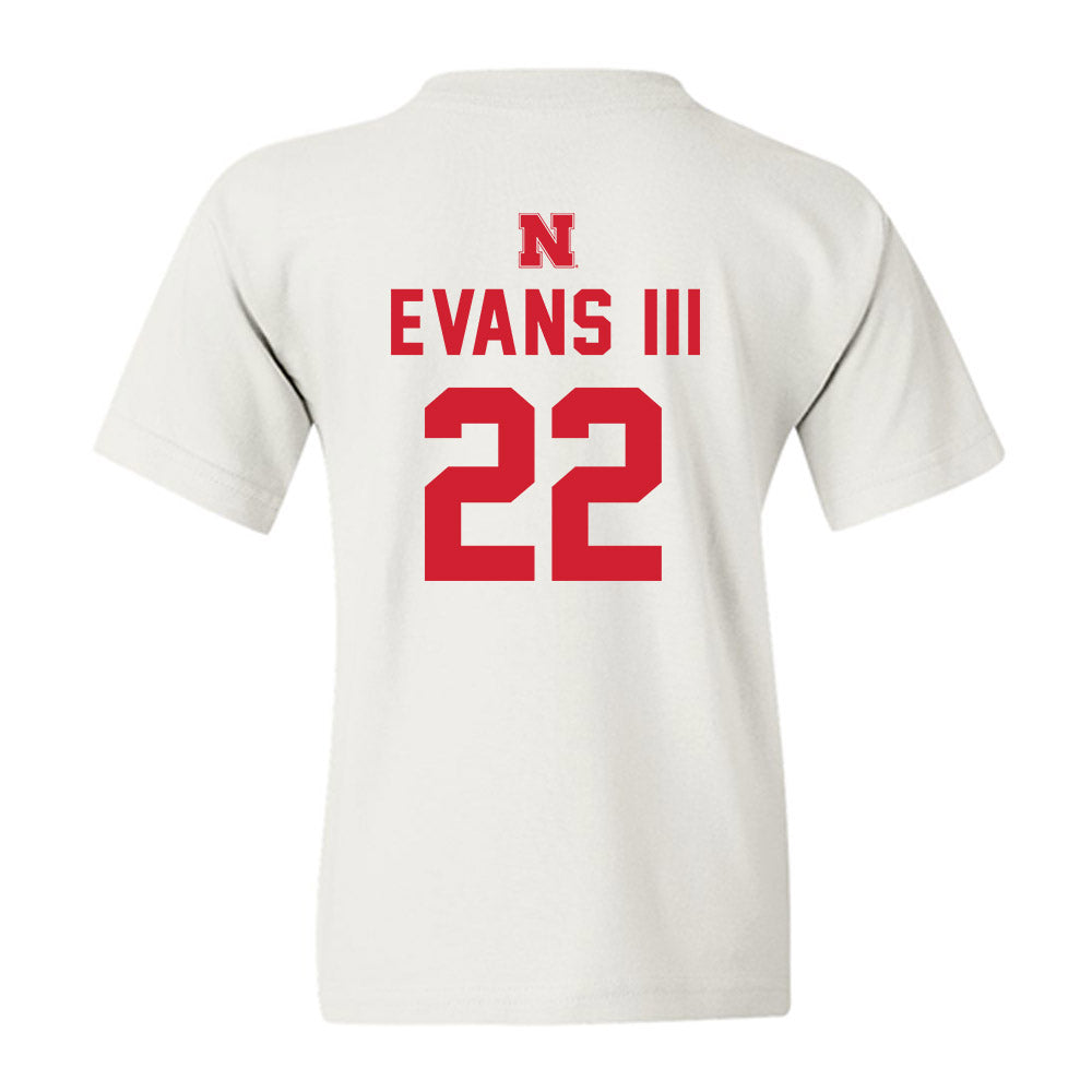 Nebraska - NCAA Football : Victor Evans III - Sports Shersey Youth T-Shirt-1