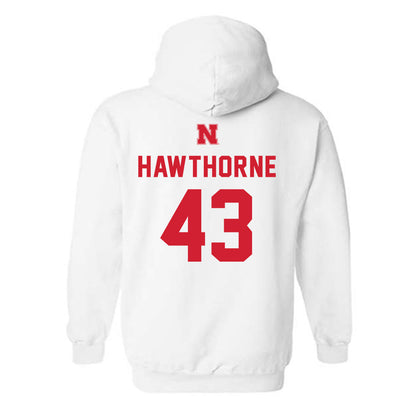 Nebraska - NCAA Football : Will Hawthorne - Sports Shersey Hooded Sweatshirt-1