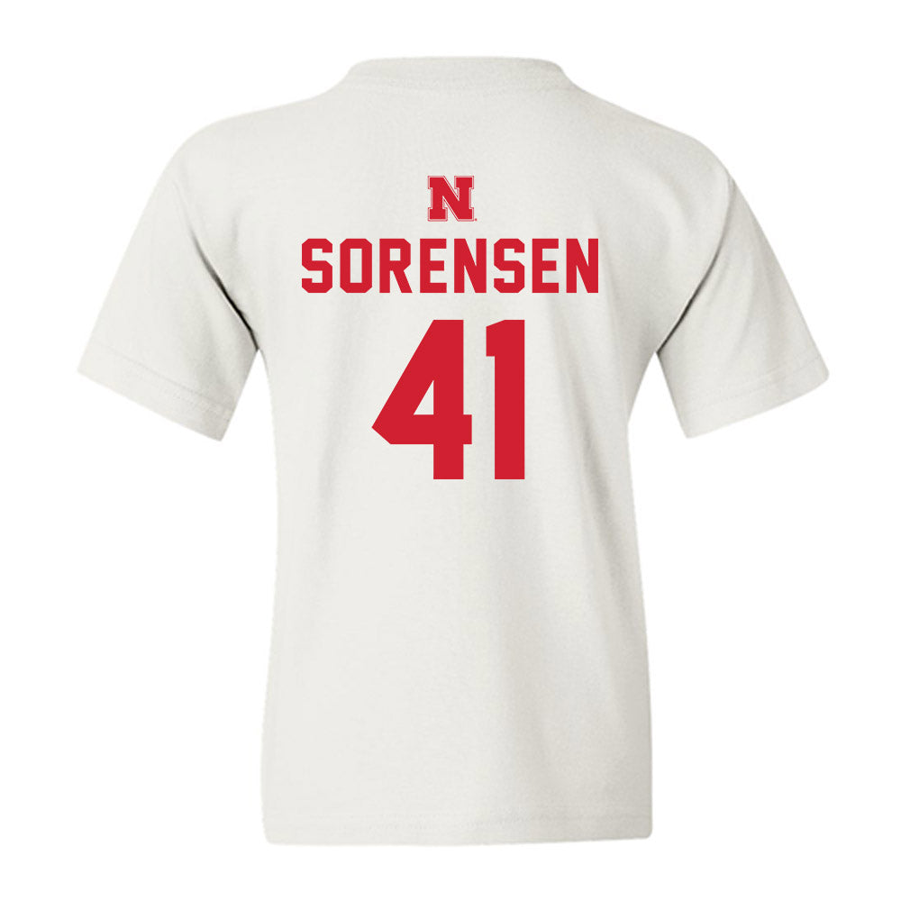 Nebraska - NCAA Football : Luke Sorensen - Sports Shersey Youth T-Shirt-1