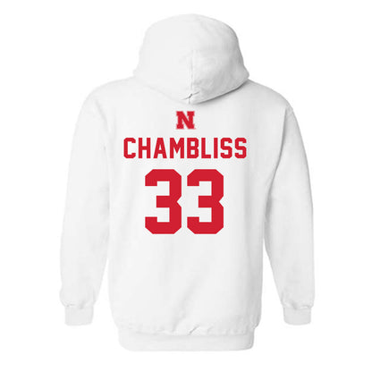 Nebraska - NCAA Football : Owen Chambliss - Sports Shersey Hooded Sweatshirt-1