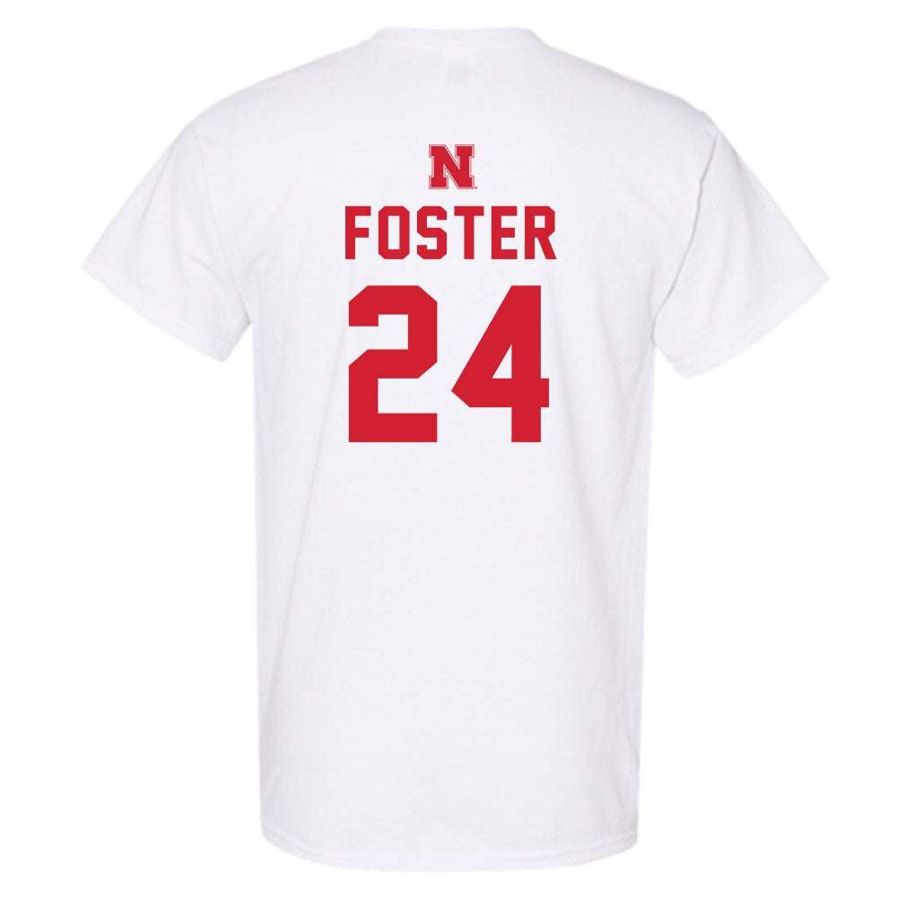 Nebraska - NCAA Football : Dexter Foster - Sports Shersey T-Shirt-1