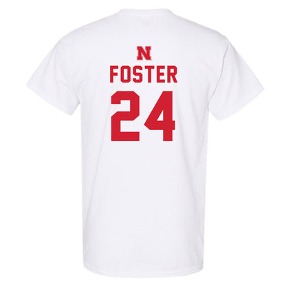 Nebraska - NCAA Football : Dexter Foster - Sports Shersey T-Shirt-1