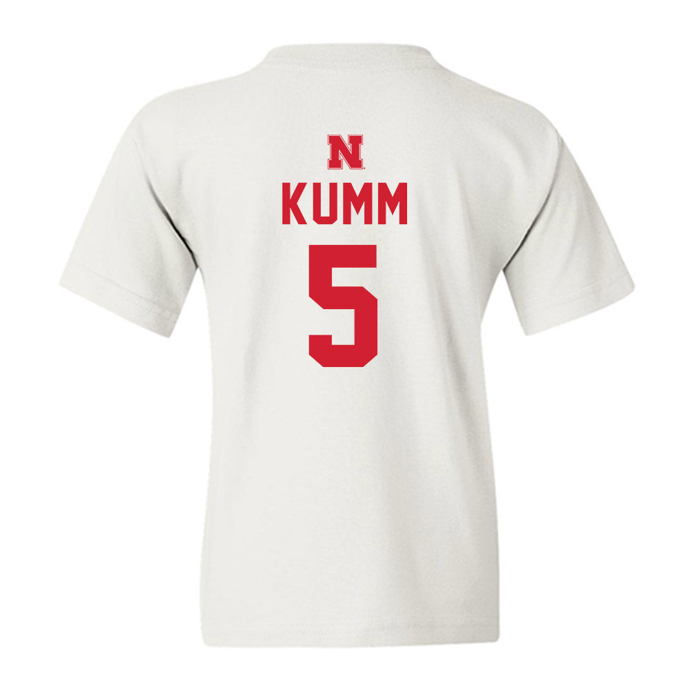 Nebraska - NCAA Football : Taylor Kumm - Sports Shersey Youth T-Shirt-1