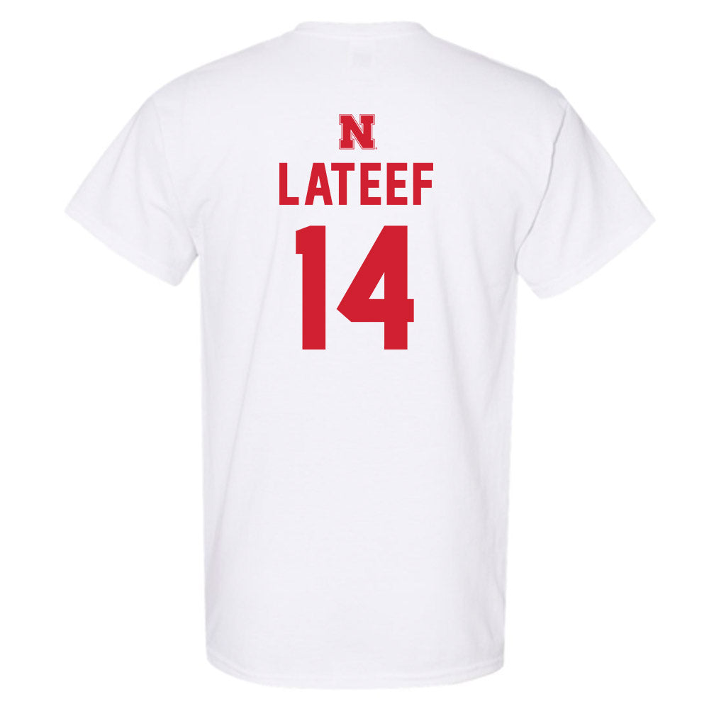 Nebraska - NCAA Football : TJ Lateef - Sports Shersey T-Shirt-1