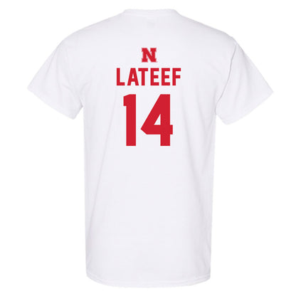 Nebraska - NCAA Football : TJ Lateef - Sports Shersey T-Shirt-1
