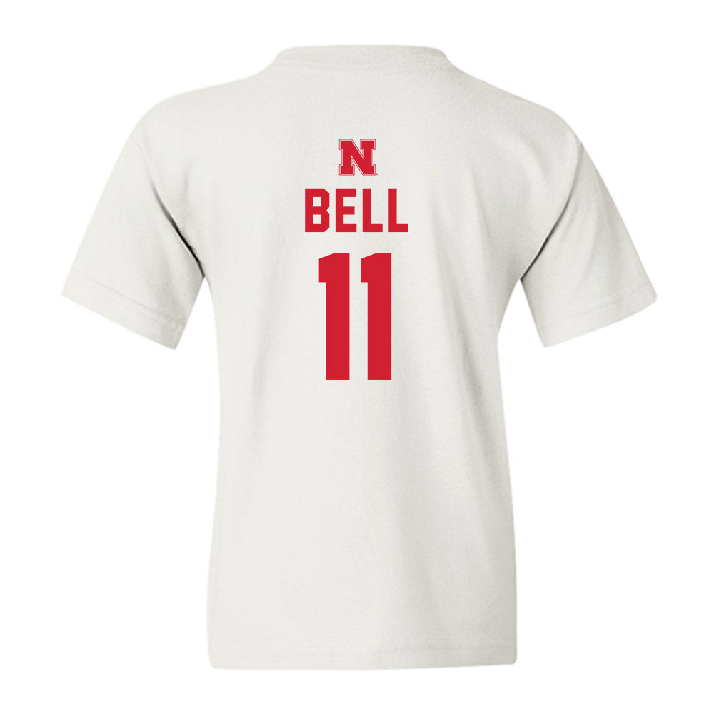 Nebraska - NCAA Football : Demitrius Bell - Sports Shersey Youth T-Shirt-1