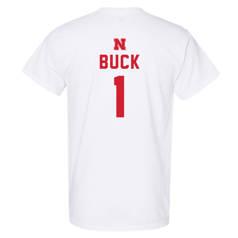 Nebraska - NCAA Baseball : Jett Buck - Sports Shersey T-Shirt-1