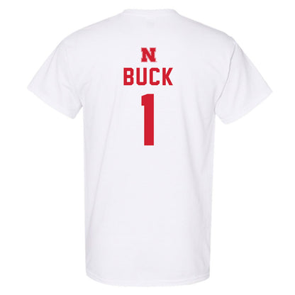Nebraska - NCAA Baseball : Jett Buck - Sports Shersey T-Shirt-1