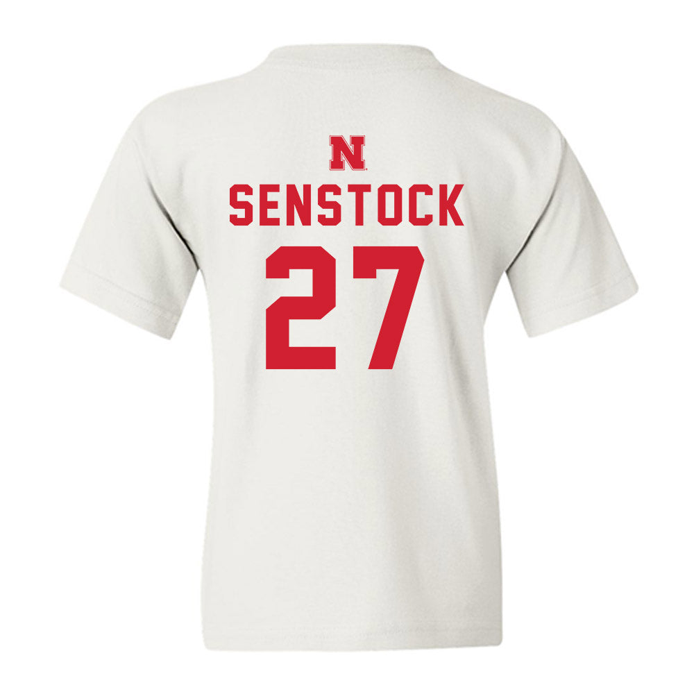 Nebraska - NCAA Baseball : Joey Senstock - Sports Shersey Youth T-Shirt-1