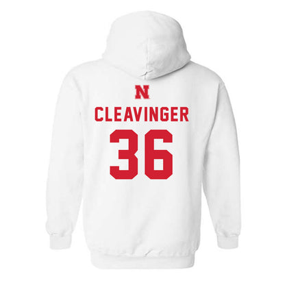 Nebraska - NCAA Baseball : Grant Cleavinger - Sports Shersey Hooded Sweatshirt-1