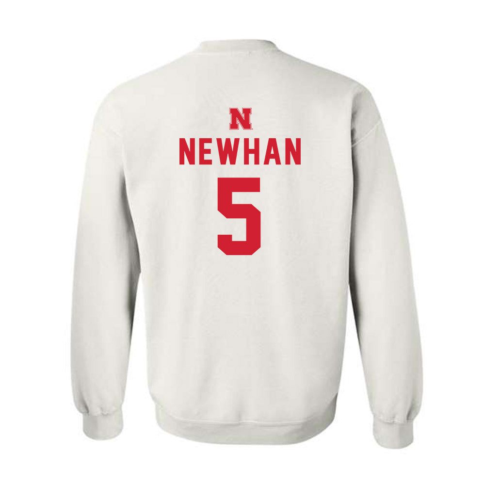 Nebraska - NCAA Baseball : Nico Newhan - Sports Shersey Crewneck Sweatshirt-1
