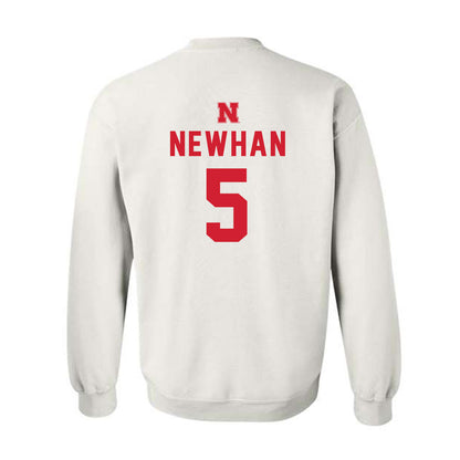 Nebraska - NCAA Baseball : Nico Newhan - Sports Shersey Crewneck Sweatshirt-1