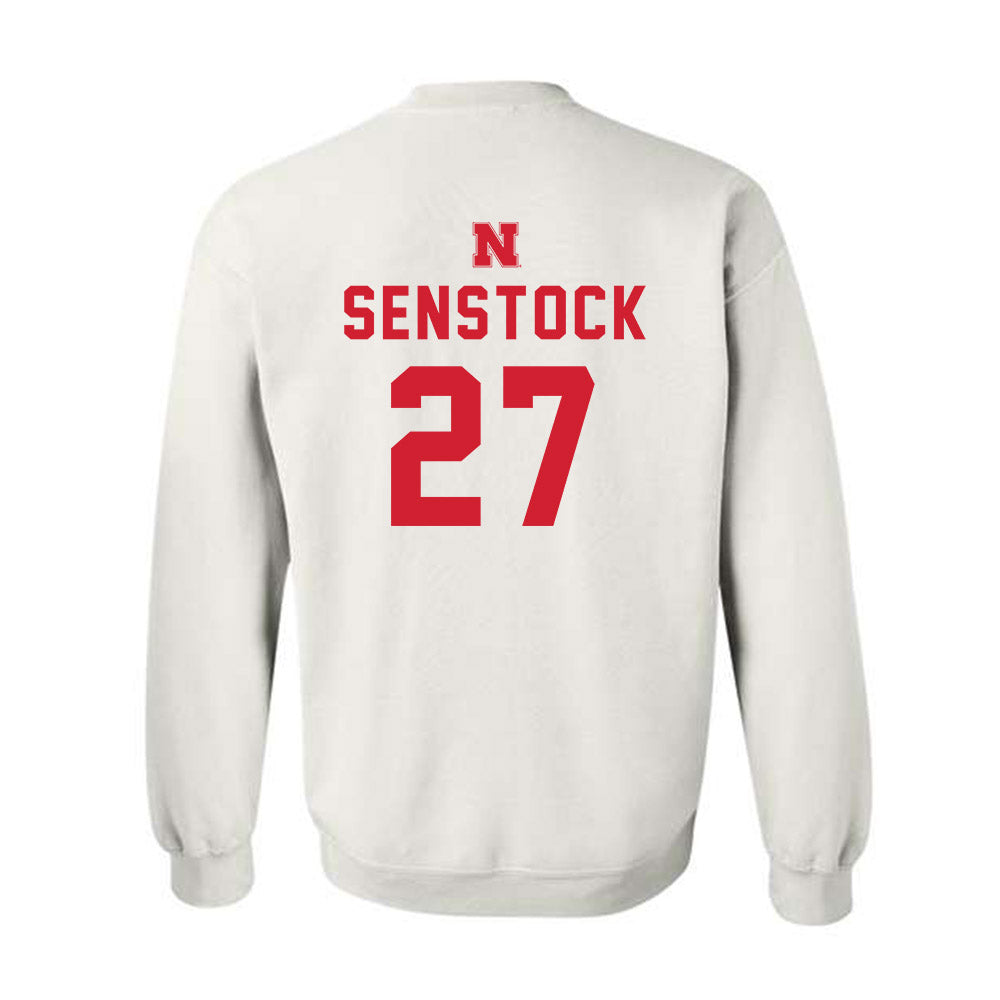 Nebraska - NCAA Baseball : Joey Senstock - Sports Shersey Crewneck Sweatshirt-1