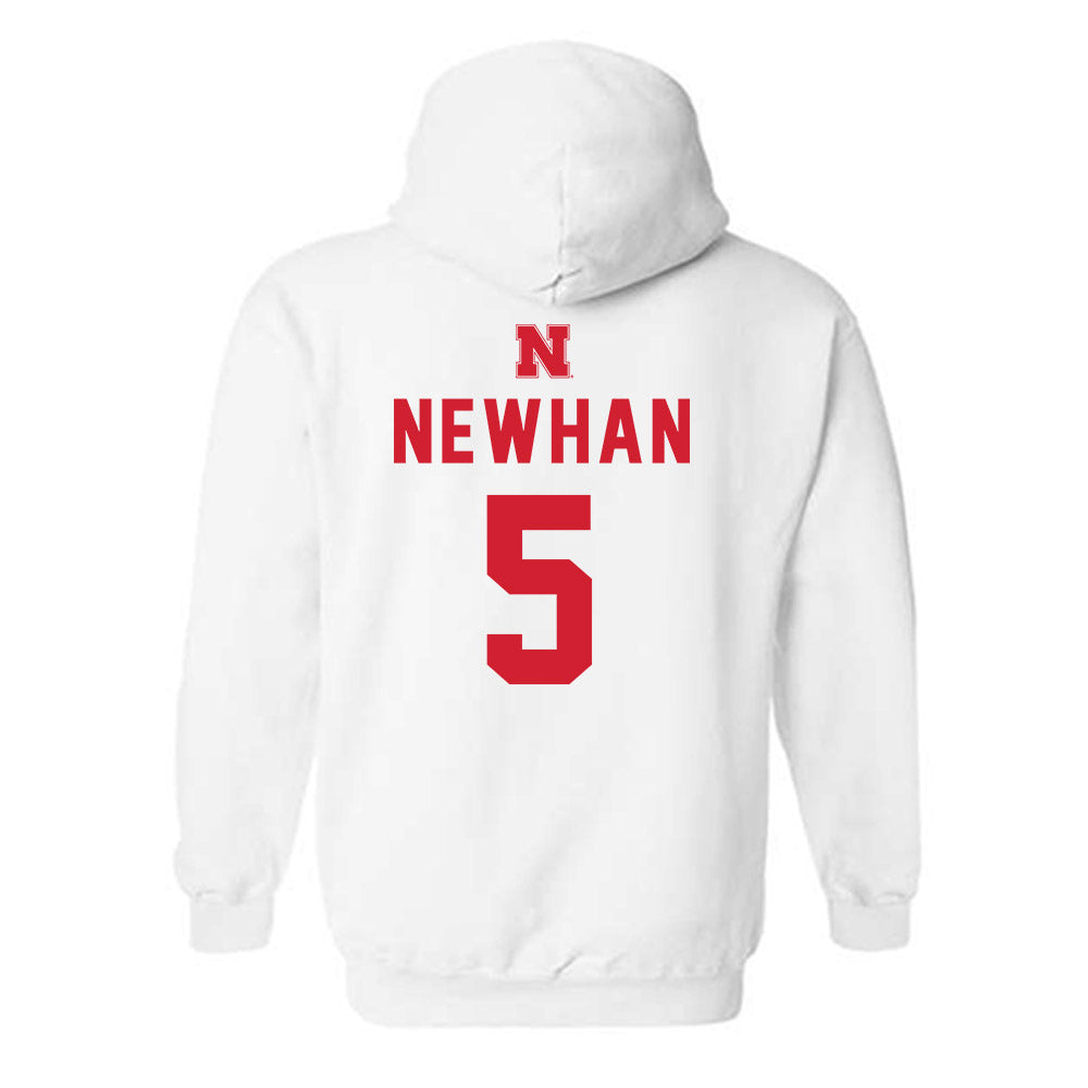 Nebraska - NCAA Baseball : Nico Newhan - Sports Shersey Hooded Sweatshirt-1