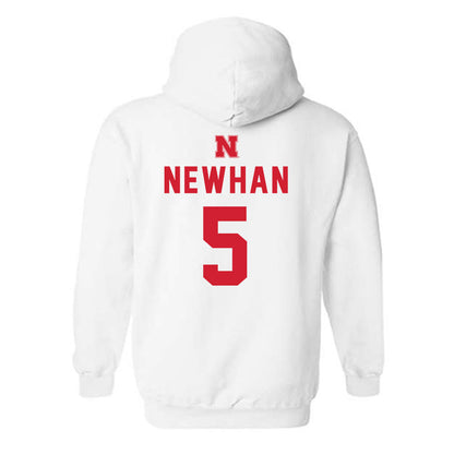 Nebraska - NCAA Baseball : Nico Newhan - Sports Shersey Hooded Sweatshirt-1