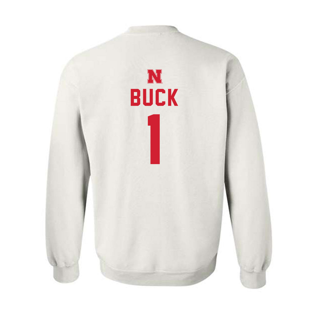 Nebraska - NCAA Baseball : Jett Buck - Sports Shersey Crewneck Sweatshirt-1