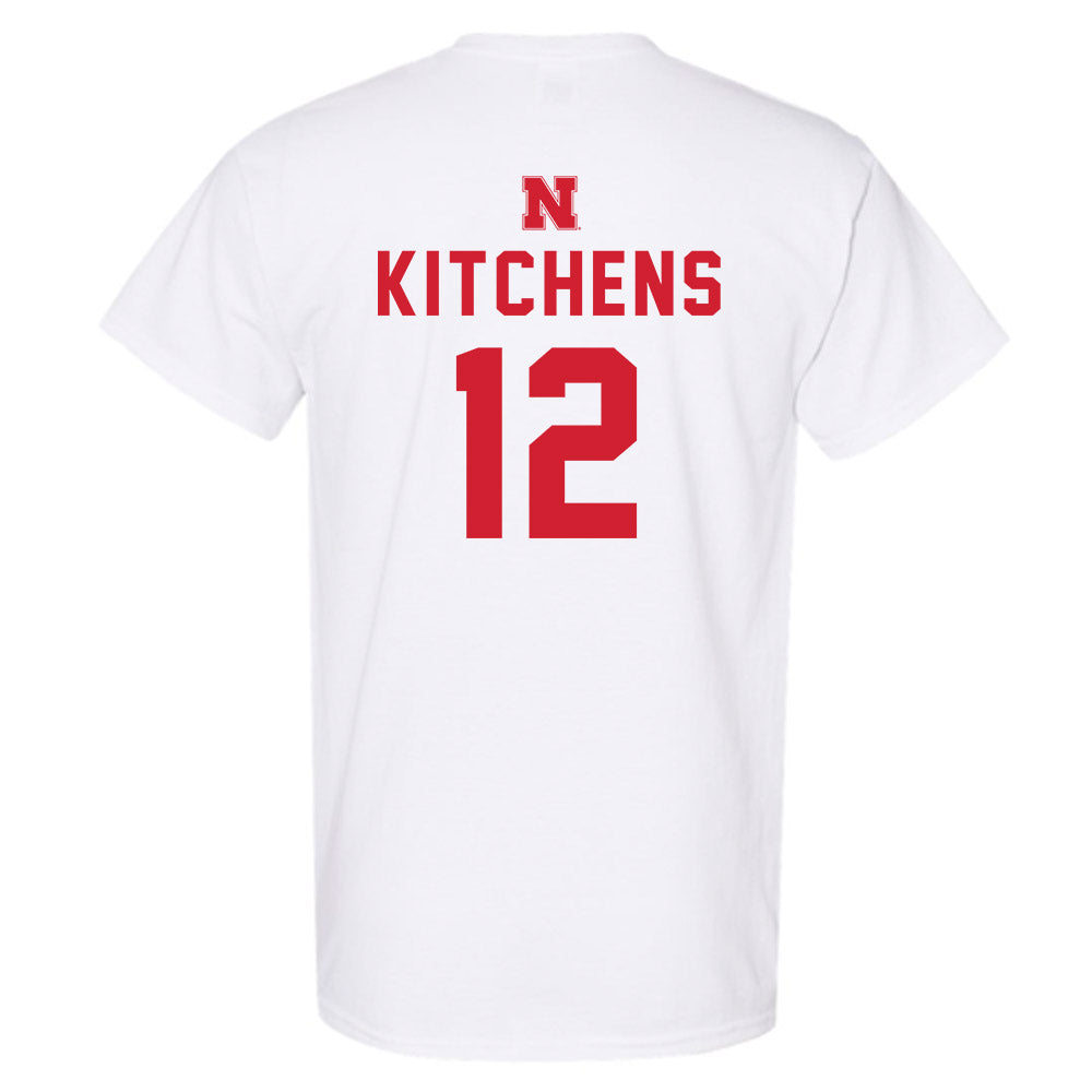 Nebraska - NCAA Baseball : Cole Kitchens - Sports Shersey T-Shirt-1