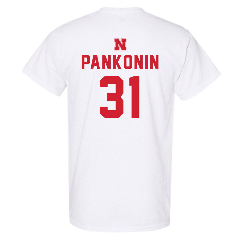 Nebraska - NCAA Baseball : Auden Pankonin - Sports Shersey T-Shirt-1