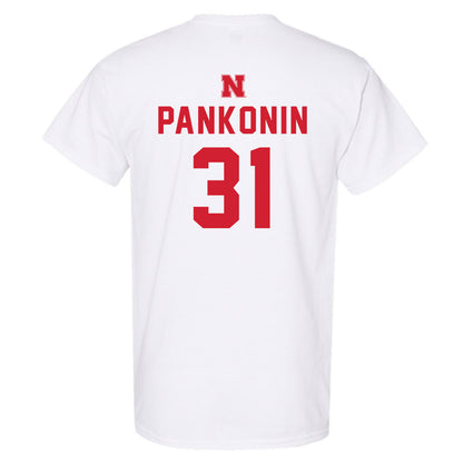 Nebraska - NCAA Baseball : Auden Pankonin - Sports Shersey T-Shirt-1