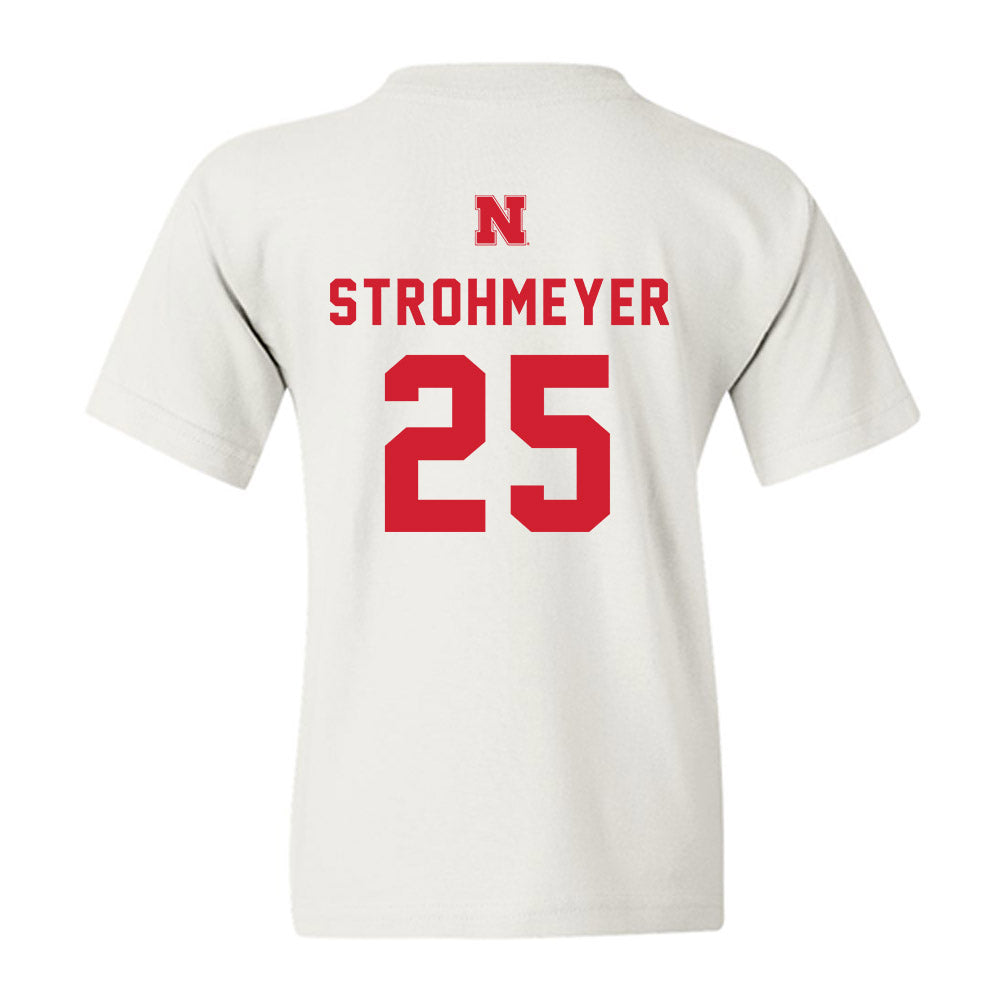 Nebraska - NCAA Baseball : Reed Strohmeyer - Sports Shersey Youth T-Shirt-1