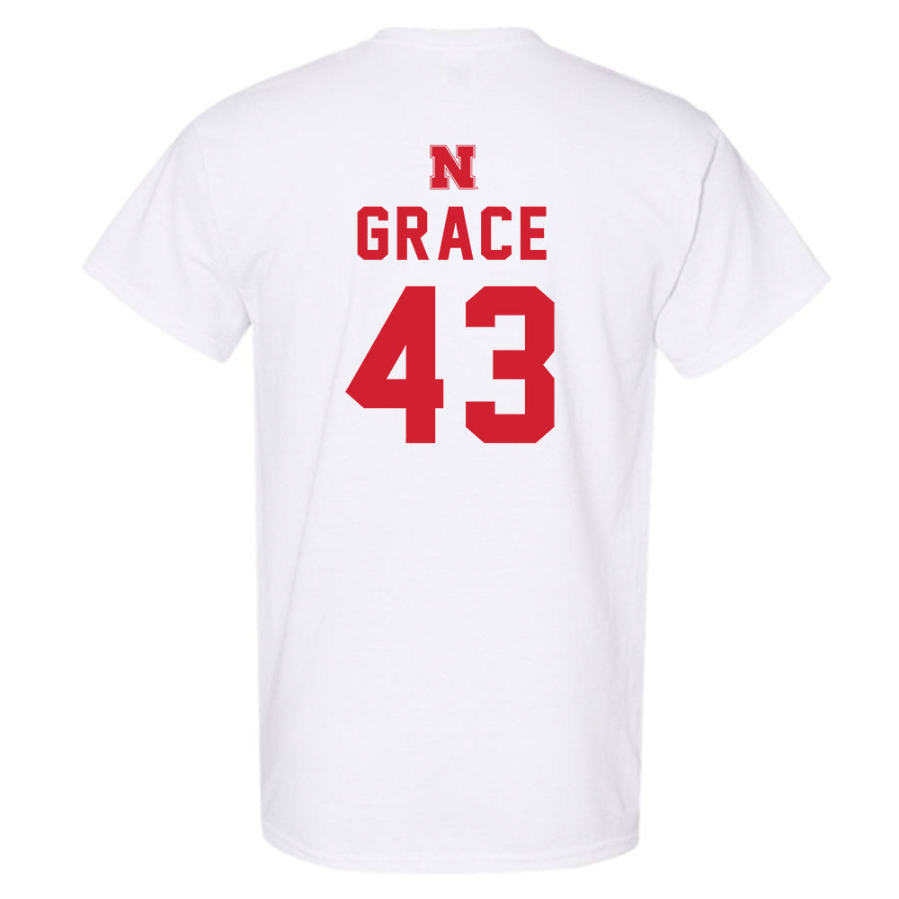 Nebraska - NCAA Baseball : Cooper Grace - Sports Shersey T-Shirt-1