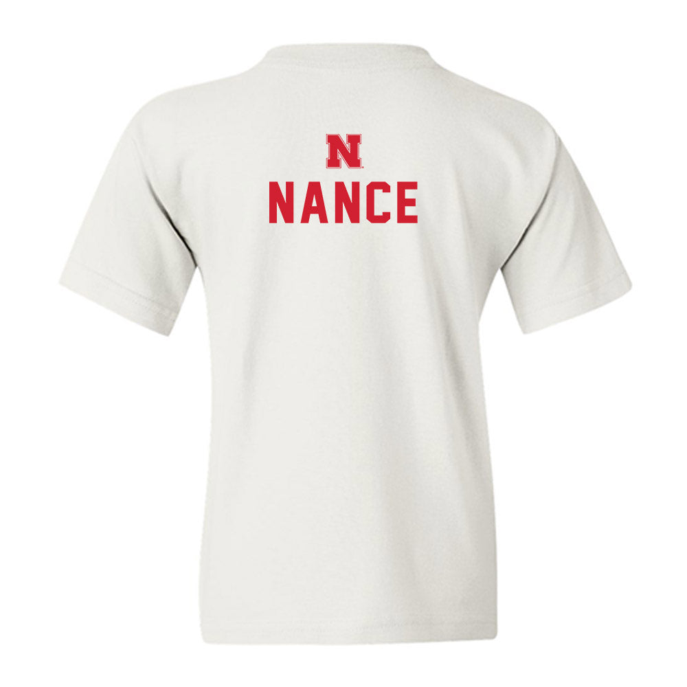 Nebraska - NCAA Baseball : Ashton Nance - Sports Shersey Youth T-Shirt-1