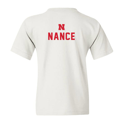 Nebraska - NCAA Baseball : Ashton Nance - Sports Shersey Youth T-Shirt-1