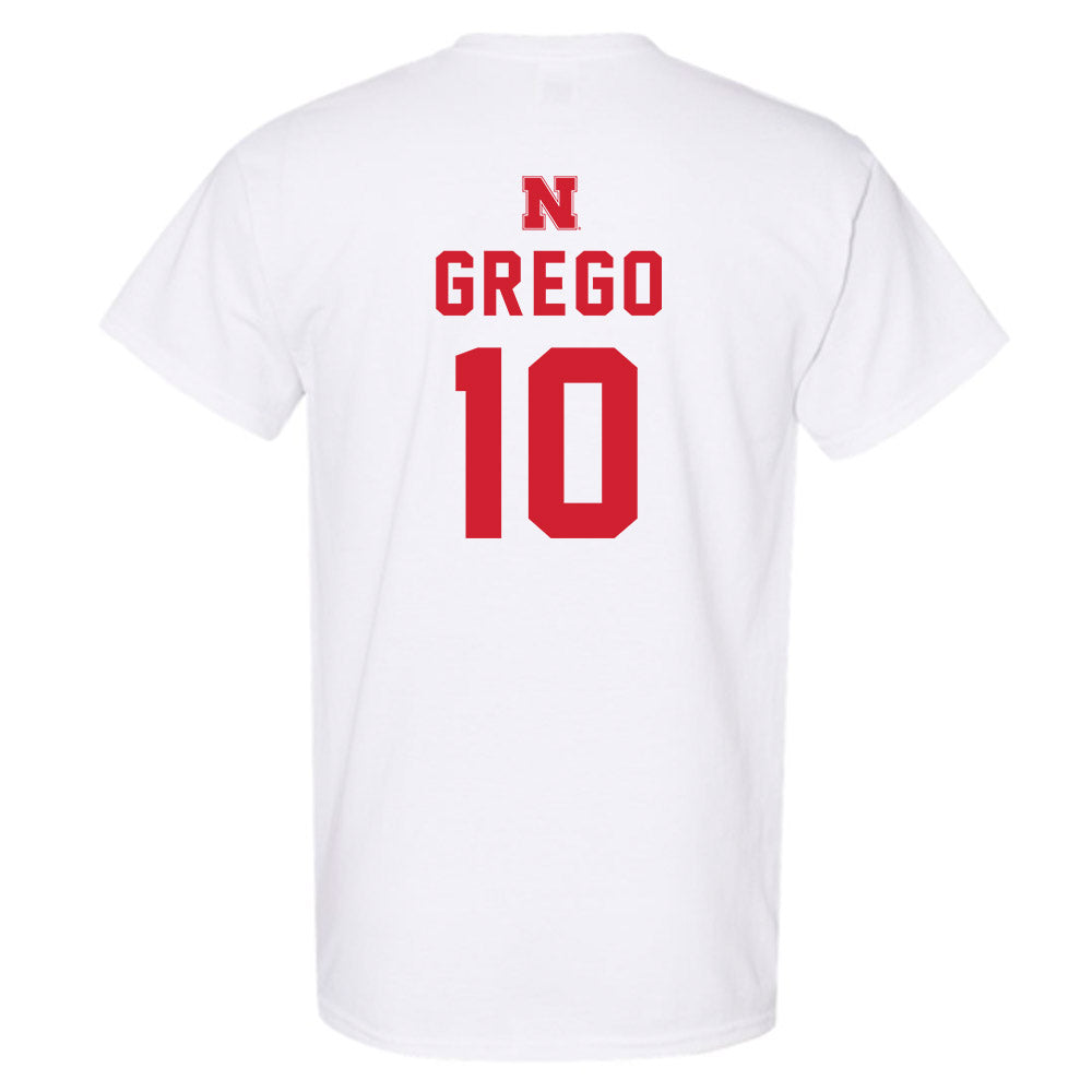 Nebraska - NCAA Baseball : Drew Grego - Sports Shersey T-Shirt-1