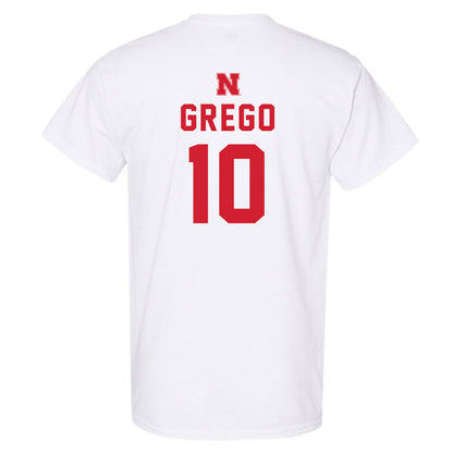 Nebraska - NCAA Baseball : Drew Grego - Sports Shersey T-Shirt-1